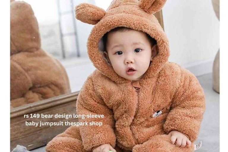 RS 149 Bear Design Long-Sleeve Baby Jumpsuit – Shop Now at TheSpark