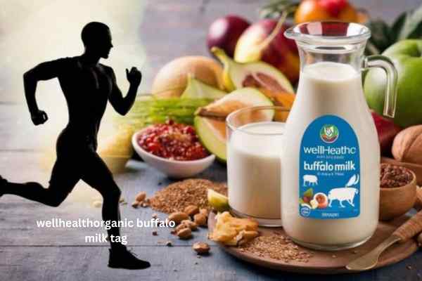 wellhealthorganic buffalo milk tag